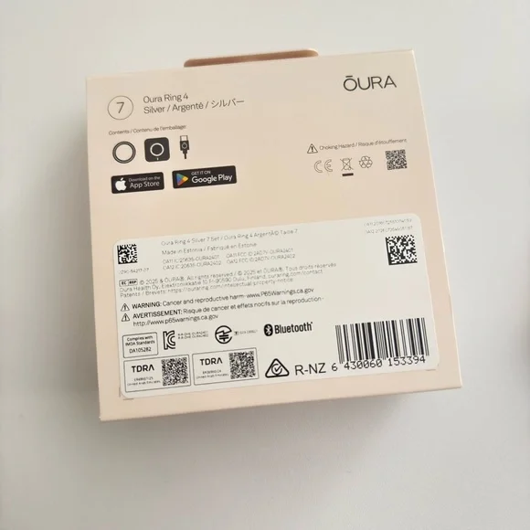 Oura Ring Gen 4 Size 7 Silver Brand new in box - Picture 9 of 9